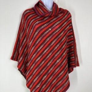 Steve Madden Colorful Soft Pullover‎ Pancho, plum, orange,